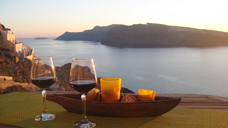 santorini oia sunset wine ps 2