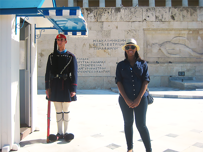 athens free walking tour greece guard ps