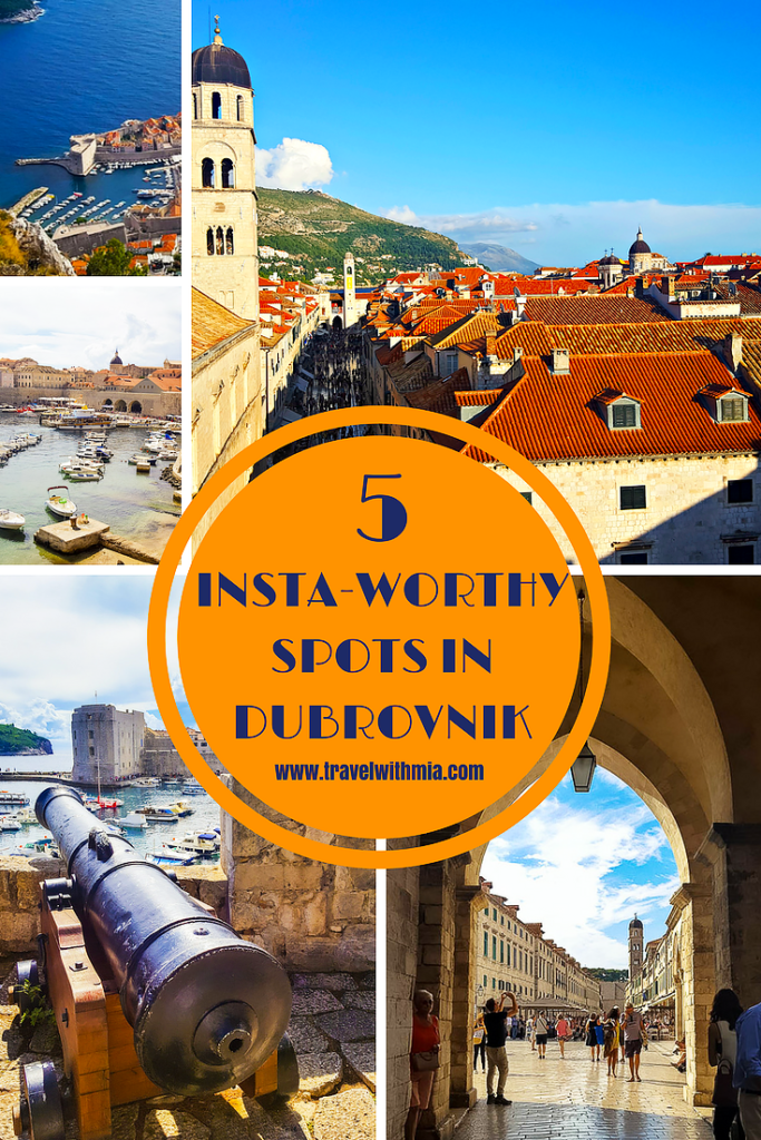 5 Most Insta-WorthySpot in Dubrovnik Pinterest-