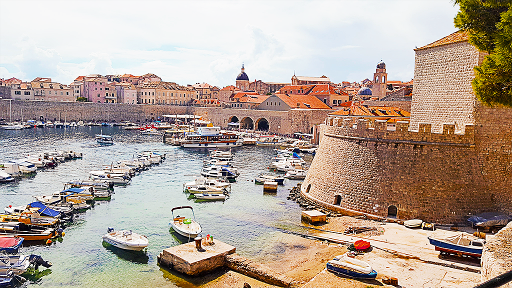 dubrovnik croatia instaworthy old port boats NEW