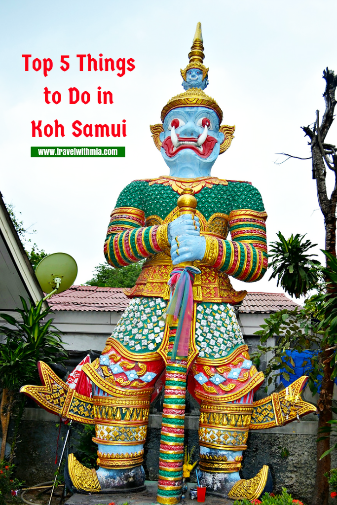 5 things to do in Koh Samui Pinterest-