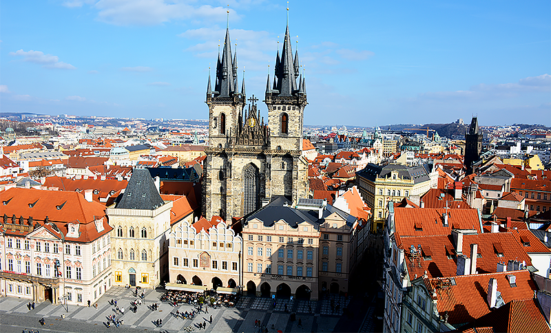 prague old town square - travel with mia - Prague in 2 days