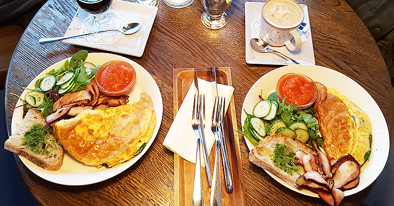 Cafe Grenka breakfast - Tallinn Estonia - Travel with Mia